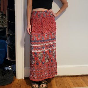 ONE-OF-A-KIND Boho Maxi Skirt